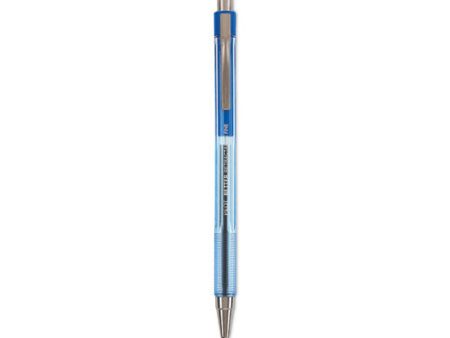 Better Ballpoint Pen, Retractable, Fine 0.7 Mm, Blue Ink, Translucent Blue Barrel, Dozen Hot on Sale