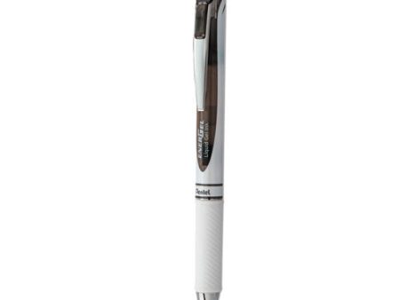 Energel Rtx Gel Pen, Retractable, Medium 0.7 Mm, Black Ink, Smoke gray Barrel Sale