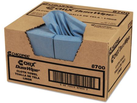 Veraclean Critical Cleaning Wipes, Smooth Texture, 1 4 Fold, 1-ply, 12 X 13, Unscented, Blue, 400 carton Online Sale