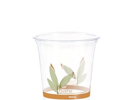 Bare Eco-forward Rpet Cold Cups, Squat, 12 Oz To 14 Oz, Plastic, Leaf Design, 50 pack Cheap