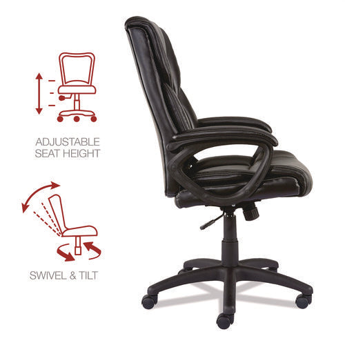 Alera Brosna Series Mid-back Task Chair, Supports Up To 250 Lb, 18.15  To 21.77 Seat Height, Black Seat back, Black Base Discount