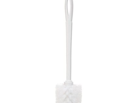 Toilet Bowl Brush, 10  Handle, White Online