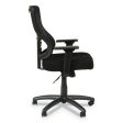 Alera Elusion Ii Series Mesh Mid-back Swivel tilt Chair, Adjustable Arms, Supports 275lb, 17.51  To 21.06  Seat Height, Black Online now