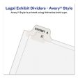 Avery-style Preprinted Legal Side Tab Divider, 26-tab, Exhibit G, 11 X 8.5, White, 25 pack Discount