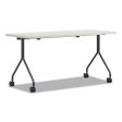 Between Nested Multipurpose Tables, Rectangular, 60w X 24d X 29h, Silver Mesh loft Fashion