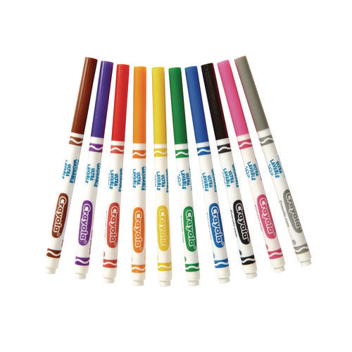 Ultra-clean Washable Marker Classpack, Fine Bullet Tip, 10 Assorted Colors, 200 pack on Sale