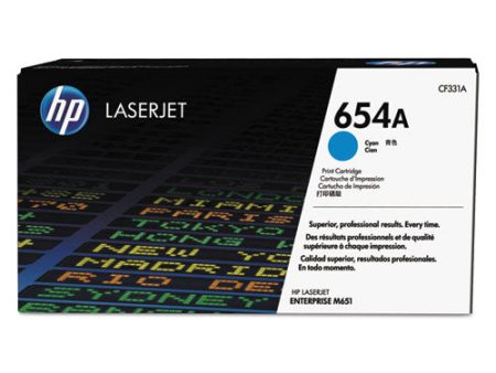 Hp 654a, (cf331a) Cyan Original Laserjet Toner Cartridge For Sale