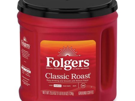 Coffee, Classic Roast, Ground, 25.9 Oz Canister Sale