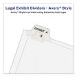 Avery-style Preprinted Legal Side Tab Divider, 26-tab, Exhibit I, 11 X 8.5, White, 25 pack, (1379) Hot on Sale