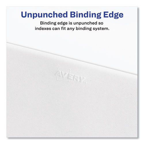 Avery-style Preprinted Legal Side Tab Divider, 26-tab, Exhibit I, 11 X 8.5, White, 25 pack, (1379) Hot on Sale