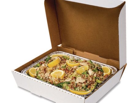 Catering Boxes, 10.88 X 13 X 3, White, Paper, 50 carton Online