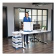 Hang n stor Medium-duty Storage Boxes, Letter legal Files, 13  X 16  X 10.5 , White blue, 4 carton For Sale