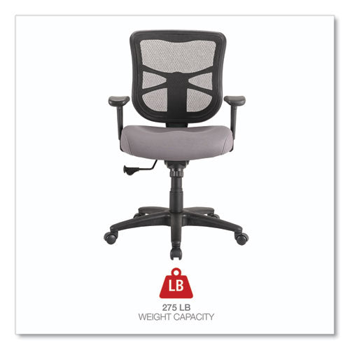 Alera Elusion Series Mesh Mid-back Swivel tilt Chair, Supports Up To 275 Lb, 17.9  To 21.8  Seat Height, Gray Seat For Sale