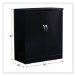 Assembled 42  High Heavy-duty Welded Storage Cabinet, Two Adjustable Shelves, 36w X 18d, Black Online