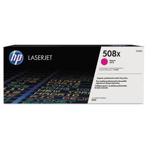 Hp 508x, (cf363x) High-yield Magenta Original Laserjet Toner Cartridge on Sale