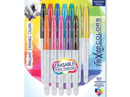 Frixion Colors Erasable Porous Point Pen, Stick, Bold 2.5 Mm, Assorted Ink And Barrel Colors, 12 pack Online