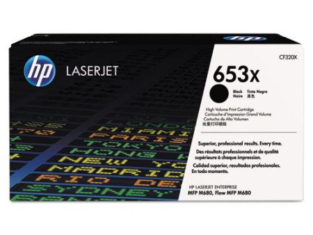 Hp 653x, (cf320x) High-yield Black Original Laserjet Toner Cartridge Supply