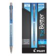 Better Ballpoint Pen, Retractable, Medium 1 Mm, Blue Ink, Translucent Blue Barrel, Dozen Fashion