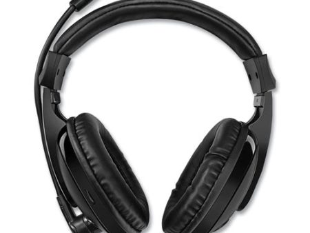 Xtream H5 Binaural Over The Head Multimedia Headset With Mic, Black For Discount