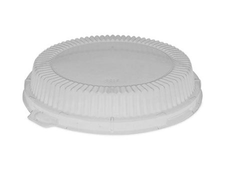 Clearview Dome-style Lid With Tabs, Fluted, 8.88 X 8.88 X 0.75, Clear, Plastic, 504 carton Fashion