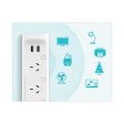 Kasa Smart Wifi 3-outlet Power Strip, 3 Ac Outlets 2 Usb Ports, White on Sale