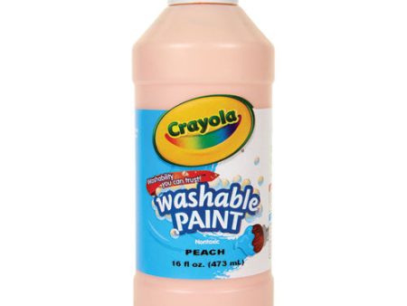 Washable Paint, Peach, 16 Oz Bottle Online now