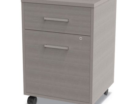 Urban Mobile File Pedestal, Left Or Right, 2-drawers: Box file, Legal a4, Ash, 16  X 15.25  X 23.75  Online now