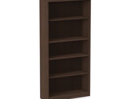 Alera Valencia Series Bookcase, Five-shelf, 31.75w X 14d X 64.75h, Espresso Supply