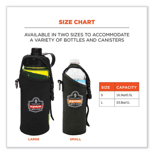 Squids 3775 Can + Bottle Holder Trap, Small, 3.62 X 7.25 X 2.5, Neoprene, Black Online Hot Sale