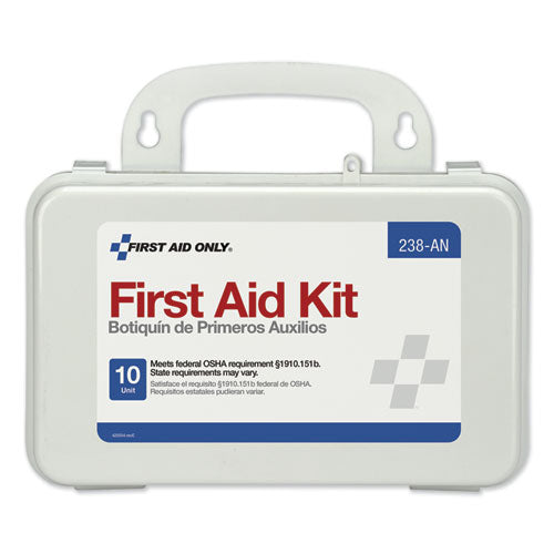 Ansi-compliant First Aid Kit, 64 Pieces, Plastic Case For Discount