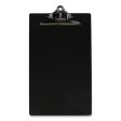 Aluminum Clipboard, 1  Clip Capacity, Holds 8.5 X 14 Sheets, Black For Cheap