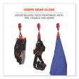 Squids 3420 Dual Clip Swivel Glove Clip Holder, 1 X 0.6 X 5.5, Acetal Copolymer, Red on Sale