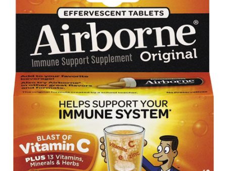 Immune Support Effervescent Tablet, Zesty Orange, 10 box Fashion