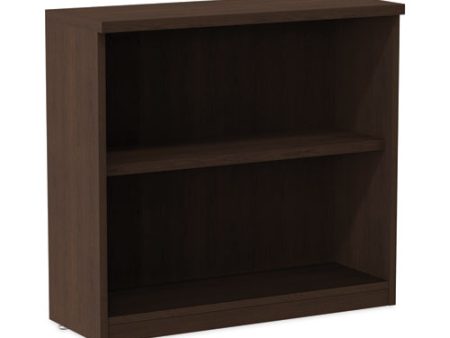 Alera Valencia Series Bookcase, Two-shelf, 31.75w X 14d X 29.5h, Espresso For Discount