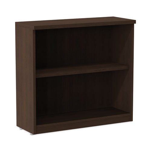 Alera Valencia Series Bookcase, Two-shelf, 31.75w X 14d X 29.5h, Espresso For Discount