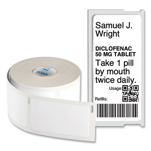 Lw Durable Labels, Medical Prescription Label, 1  X 2.13 , White, 500 Labels roll Online now