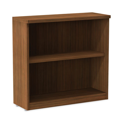 Alera Valencia Series Bookcase,two-shelf, 31.75w X 14d X 29.5h, Modern Walnut For Sale