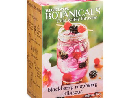 Botanicals Blackberry Raspberry Hibiscus Cold Water Herbal Infusion, 0.7 Oz Tea Bag, 18 box Hot on Sale