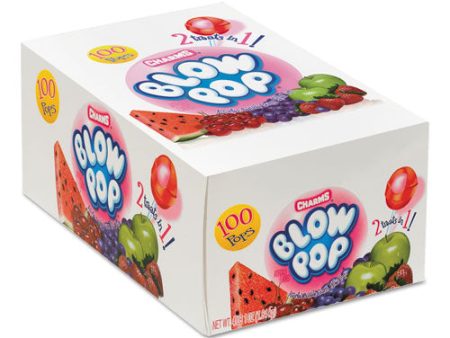 Blow Pops, 0.8 Oz, Assorted Fruity Flavors, 100 box For Discount