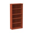 Alera Valencia Series Bookcase, Five-shelf, 31.75w X 14d X 64.75h, Medium Cherry Fashion