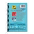 Art1st Sketch Diary, 64 Lb Text Paper Stock, Blue Cover, (70) 9 X 6 Sheets Cheap