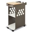 Mini Rolling Storage Cart, Metal, 3 Shelves, 1 Drawer, 200 Lb Capacity, 29.75  X 15.75  X 16.5 , White Online