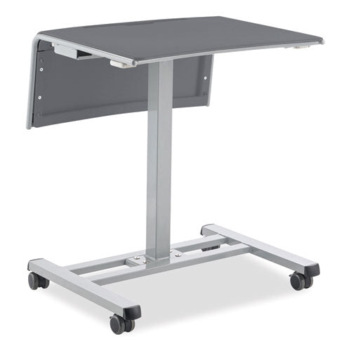 Sit-stand Student Desk Pro, 23.5  X 19.5  X 28.5  To 41.75 , Charcoal Gray Online Sale