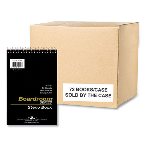 Boardroom Series Steno Pad, Gregg Rule, Brown Cover, 80 White 6 X 9 Sheets, 72 Pads carton For Discount