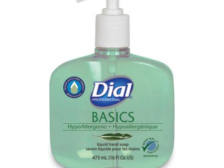 Basics Mp Free Liquid Hand Soap, Unscented, 16 Oz, 12 carton Online Hot Sale