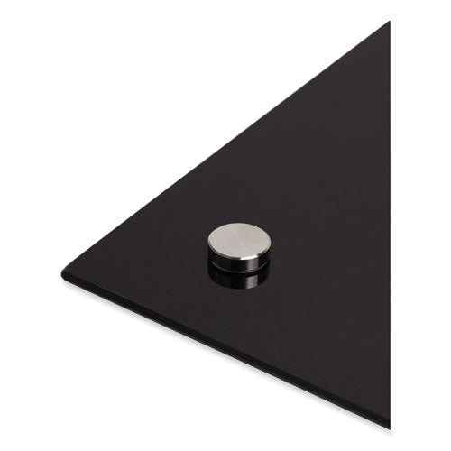 Black Glass Dry Erase Board, 72  X 48  (actual Size: 70  X 47 ), Black Surface Cheap