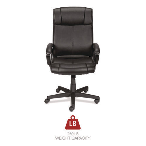 Alera Dalibor Series Manager Chair, Supports Up To 250 Lb, 17.5  To 21.3  Seat Height, Black Seat back, Black Base Online