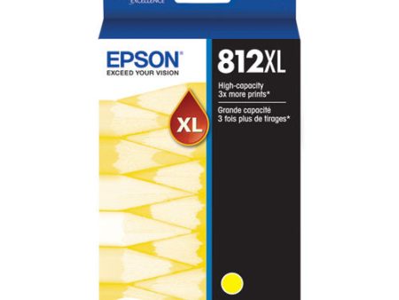 T812xl420-s (t812xl) Durabrite Ultra High-yield Ink, 1,100 Page-yield, Yellow Online Sale