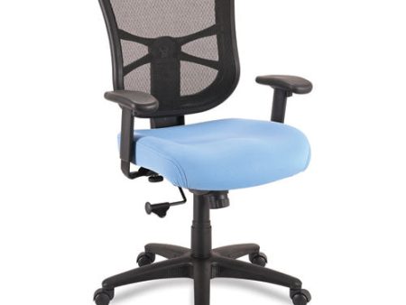 Alera Elusion Series Mesh Mid-back Swivel tilt Chair, Supports Up To 275 Lb, 17.9  To 21.8  Seat Height, Light Blue Seat Cheap