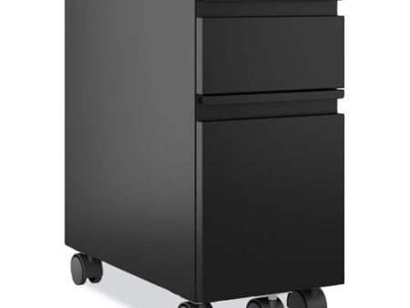 Zip Mobile Pedestal File, 2-drawer: Box file, Legal letter, Black, 10 X 19.88 X 21.75 Online Sale